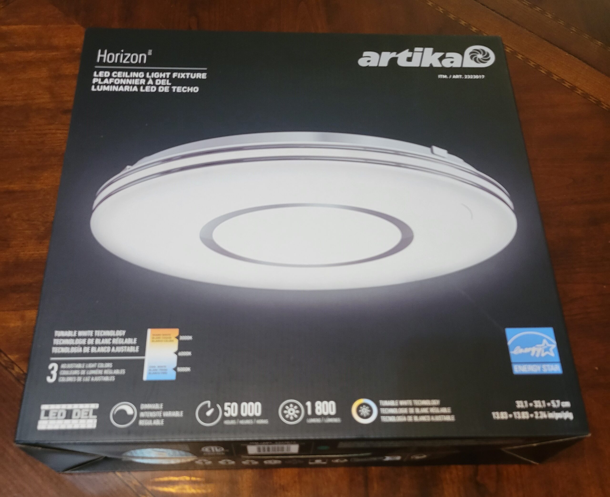 Artika Horizon LED Ceiling Light Fixture Tunable White Technology